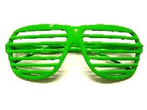 Halloween Koe ketting Pilotenbril partybril groen - 1001CAPS