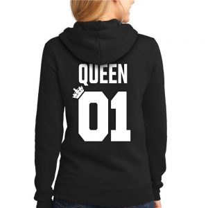 King 01 Queen 01 hoodie dames