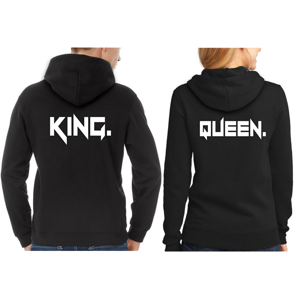 King Queen hoodie stoer
