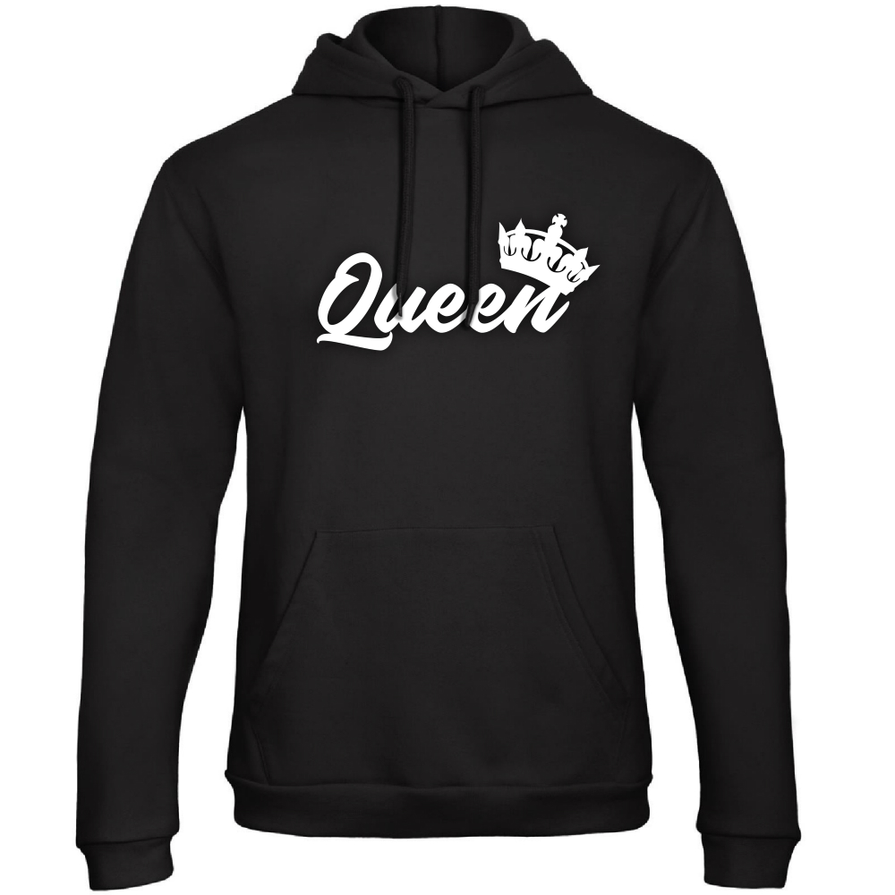 King Queen hoodie royal dames