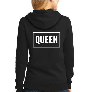 Queen hoodie rechthoek