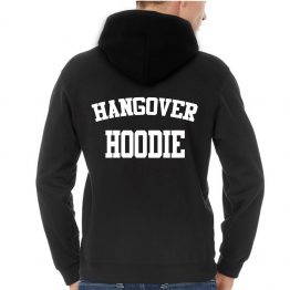 Hangover hoodie back