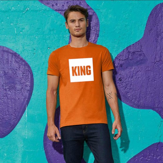 Oranje Koningsdag shirt Blok