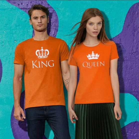 Oranje Koningsdag shirt Classic sfeerfoto