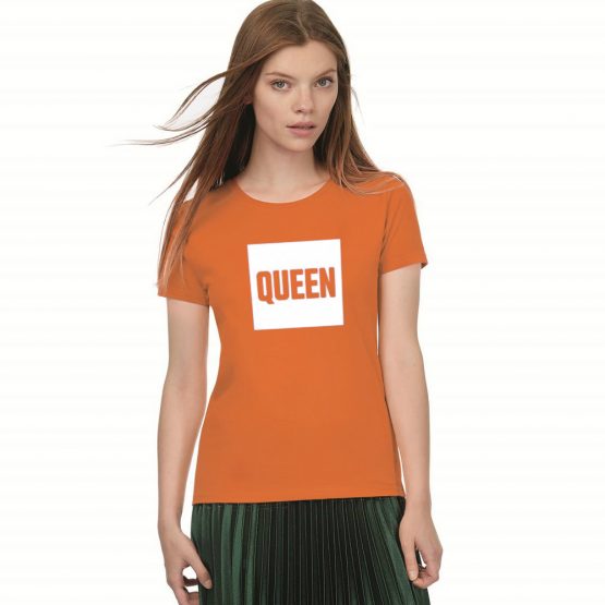 Oranje Koningsdag shirt Queen Blok