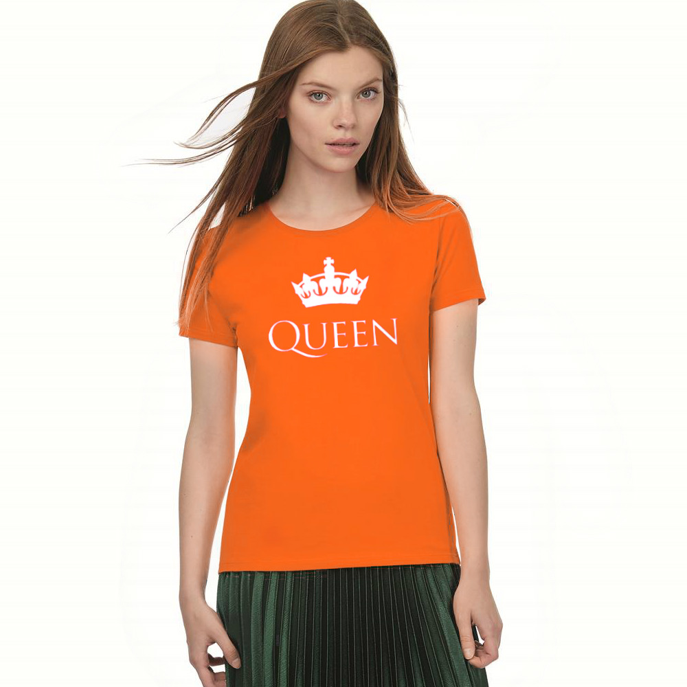 Oranje Koningsdag shirt Queen Classic