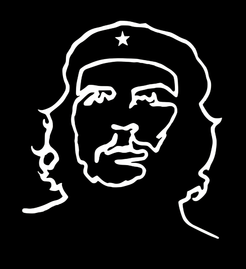 Che Guevara shirt Outline 1