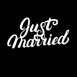 Just Married Shirt Bedrukking 01