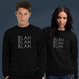 Blah blah blah sweater trui
