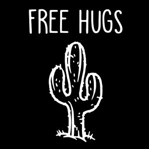 Free Hugs kleding cactus