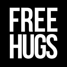 Free hugs text
