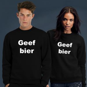 Geef Bier trui sweater