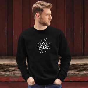Illuminati sweater trui eye modern