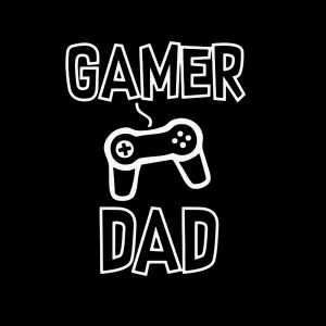 Gamer Dad shirt opdruk