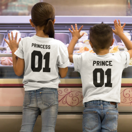 Prince Princess 01 shirts wit