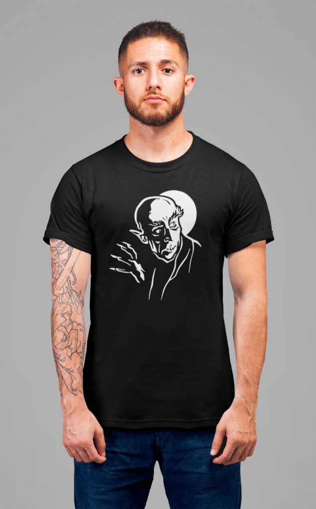 Nosferatu t shirt silhouette