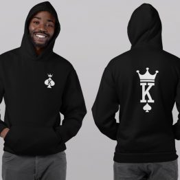 King Queen hoodies Set Premium Cards 2