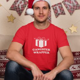Kerst T-shirt Gangster wrapper