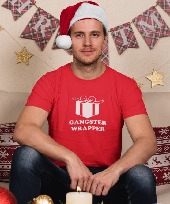Kerst T-shirt Gangster wrapper