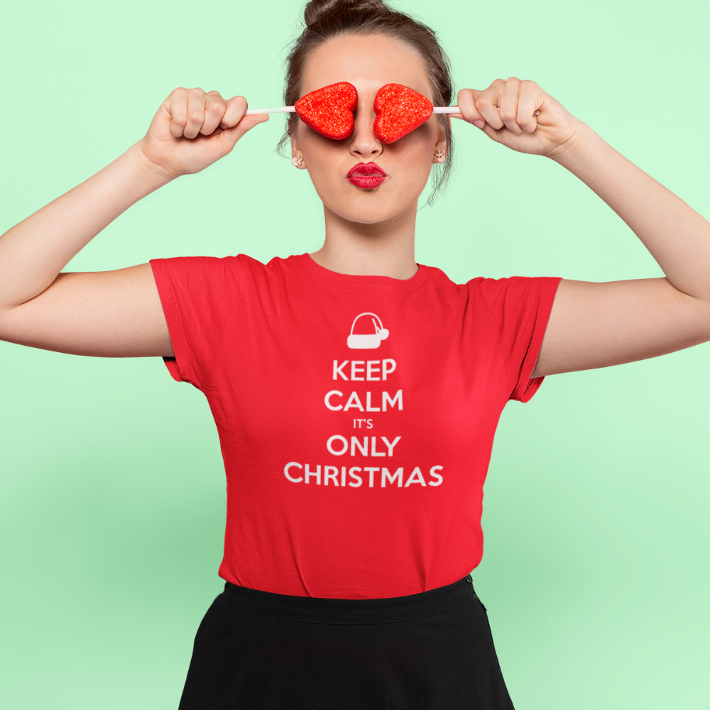 Kerst T-shirt Keep Calm