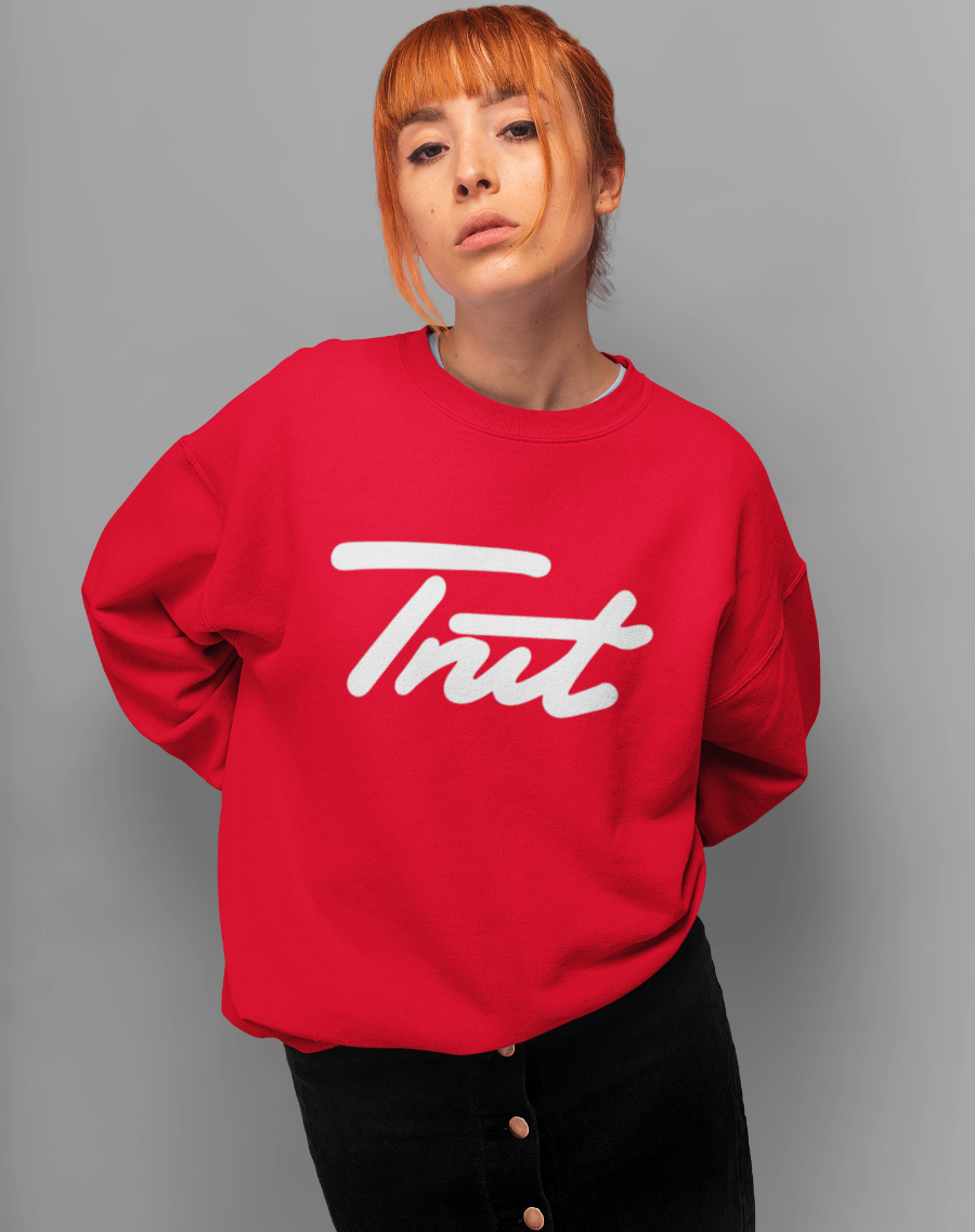 discretie Nuchter In tegenspraak Trut Sweater Premium Red | Tijdelijk €49,95 | Trut Collection / Rood