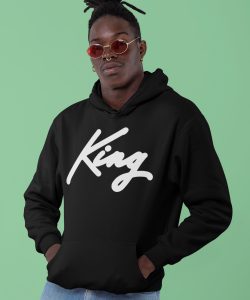 King Hoodie Premium Black