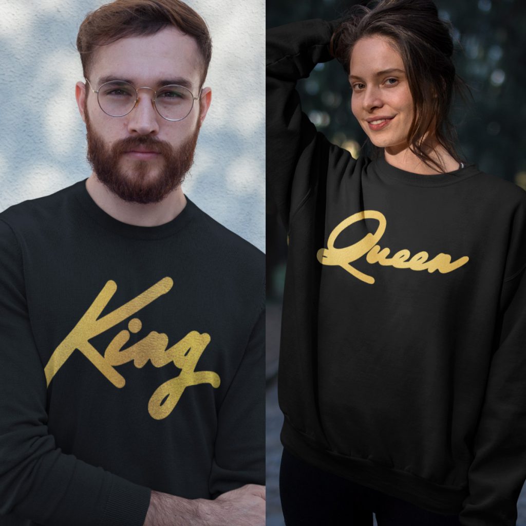 King Queen Trui Premium Gold