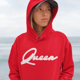 Queen Hoodie Premium Red