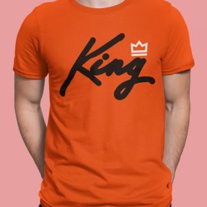 Oranje Koningsdag T-Shirt King Premium