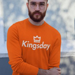 Oranje Koningsdag Trui Kingsday Crown