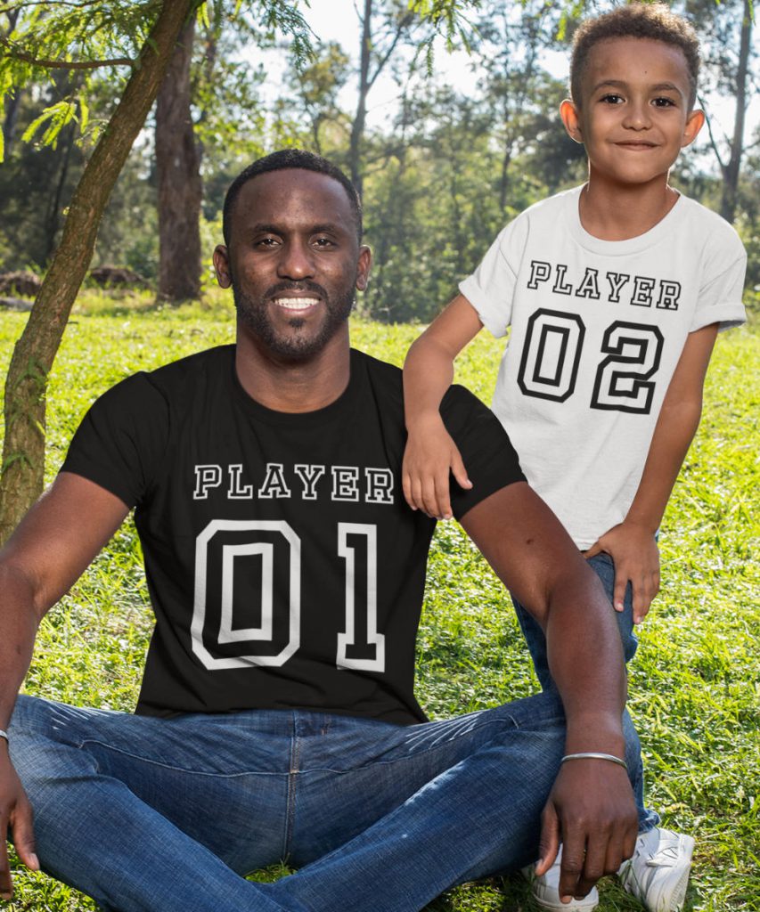 Vader Zoon T-Shirt Player 01 Player 02