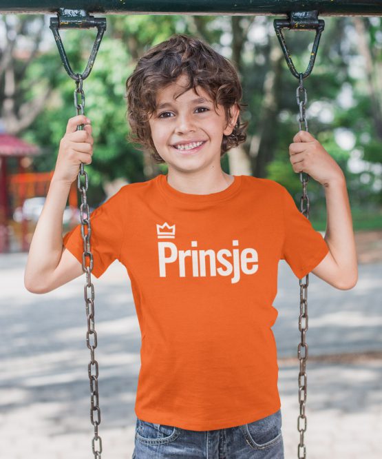 Oranje Koningsdag Shirt Kind Prinsje