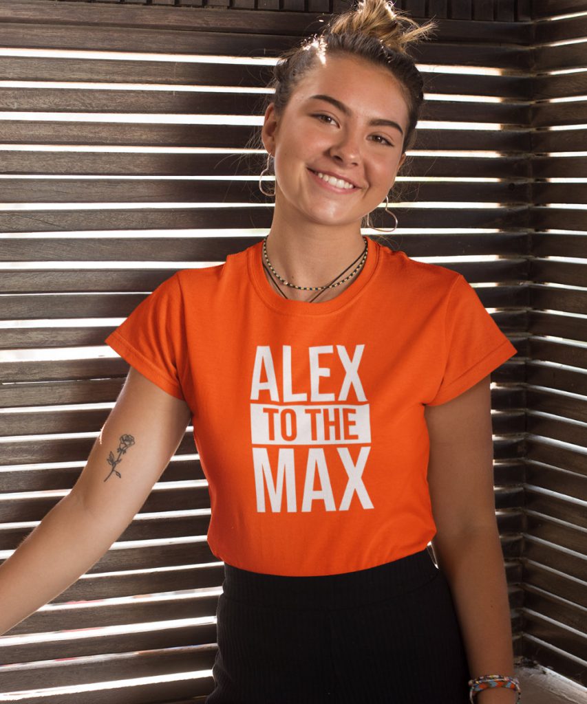 Oranje Koningsdag T-Shirt Alex to the Max