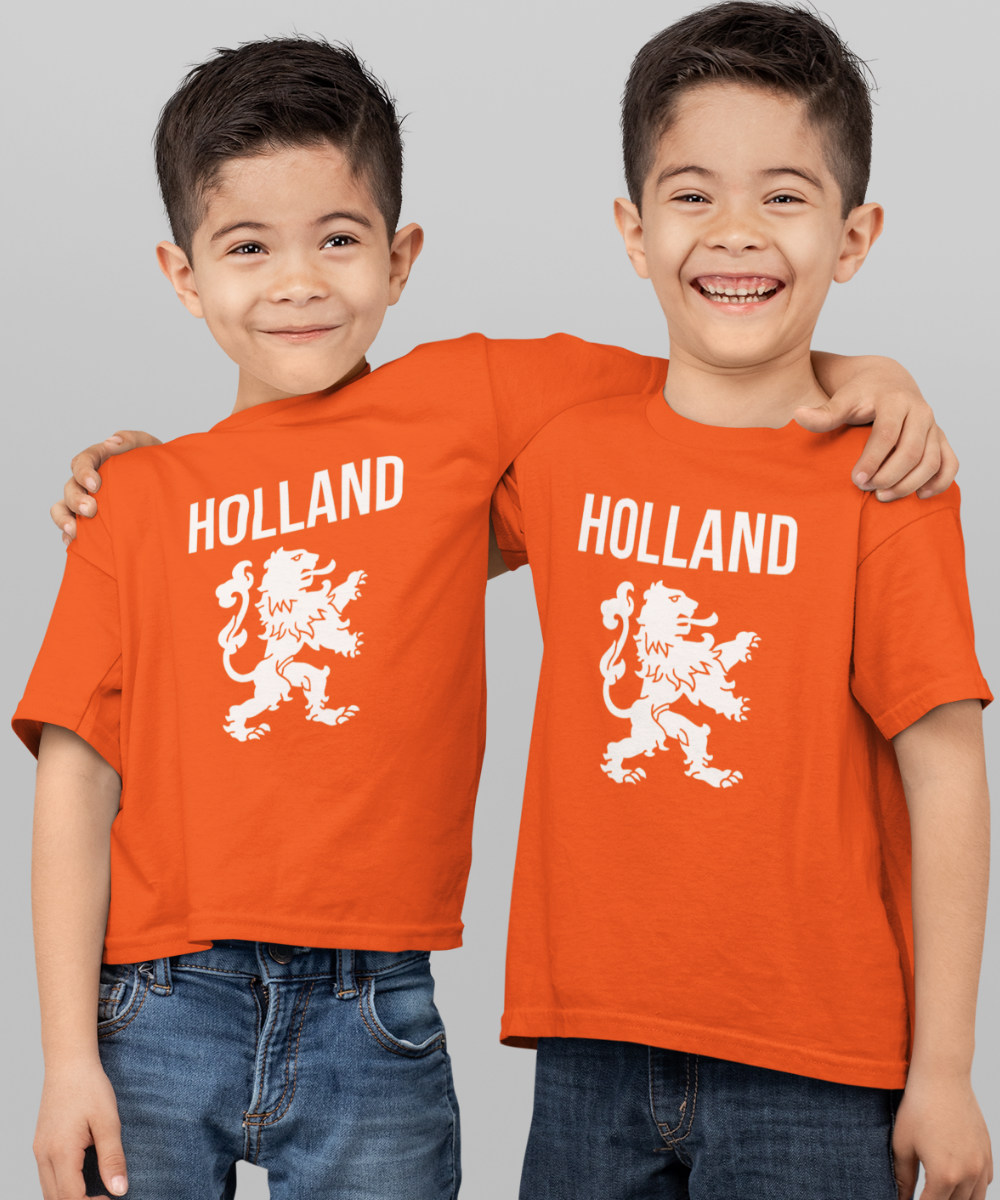 Korea opgraven Vroegst Koningsdag T-Shirt Kind Holland | 1 jaar t/m 14 jaar - 1001CAPS.NL