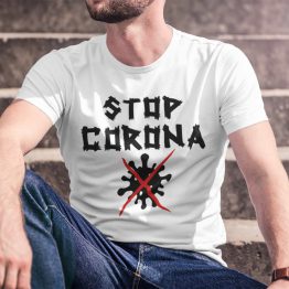 Corona T-Shirt Stop Corona 2