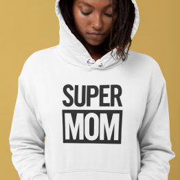 Moederdag Hoodie Super Mom 2