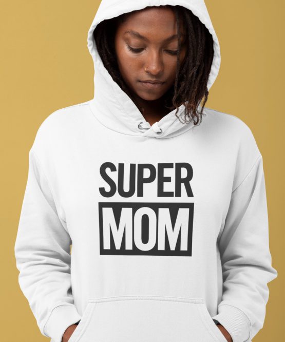 Moederdag Hoodie Super Mom 2
