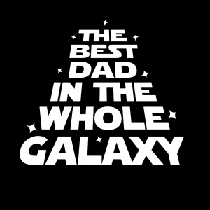 Vaderdag Opdruk Best Dad Galaxy