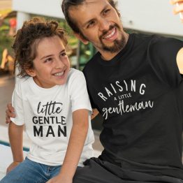 Vader Zoon T-Shirts Raising A Little Gentleman