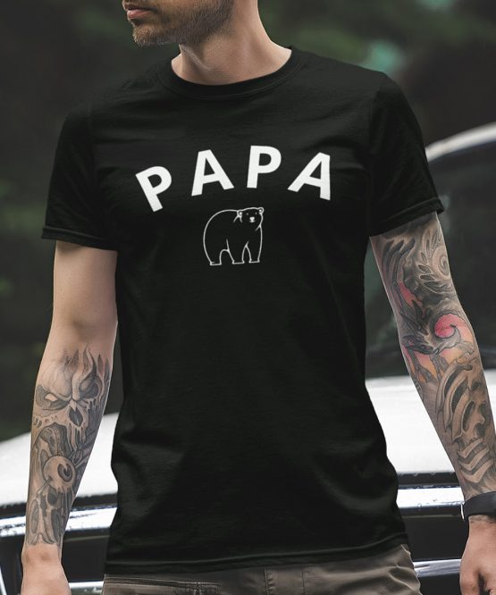 Vaderdag T-Shirt Papa Bear 1