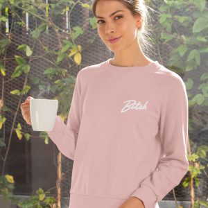 Bitch Sweater Premium Pink Chest
