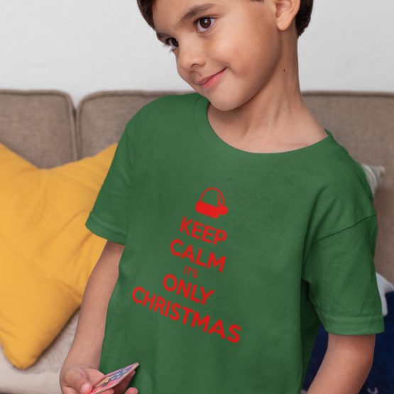 Kerst T-Shirt Kind Premium Keep Calm