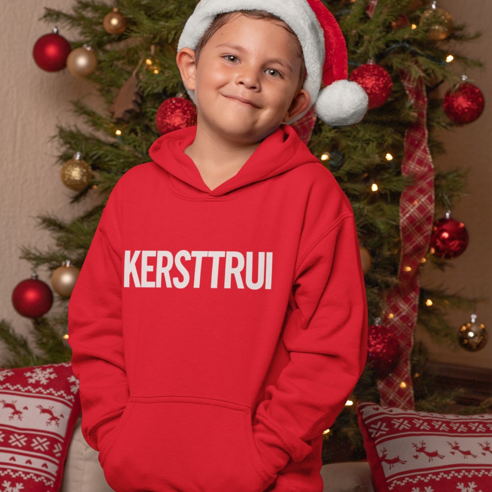 kerst sweatshirt voor kinderen van 2 jaar tot 6 jaar Hoodie voor kinderen grappige inscriptie "Ik ben degene die de Kerstman helpt" Kleding Unisex kinderkleding Unisex babykleding Hoodies & Sweatshirts 