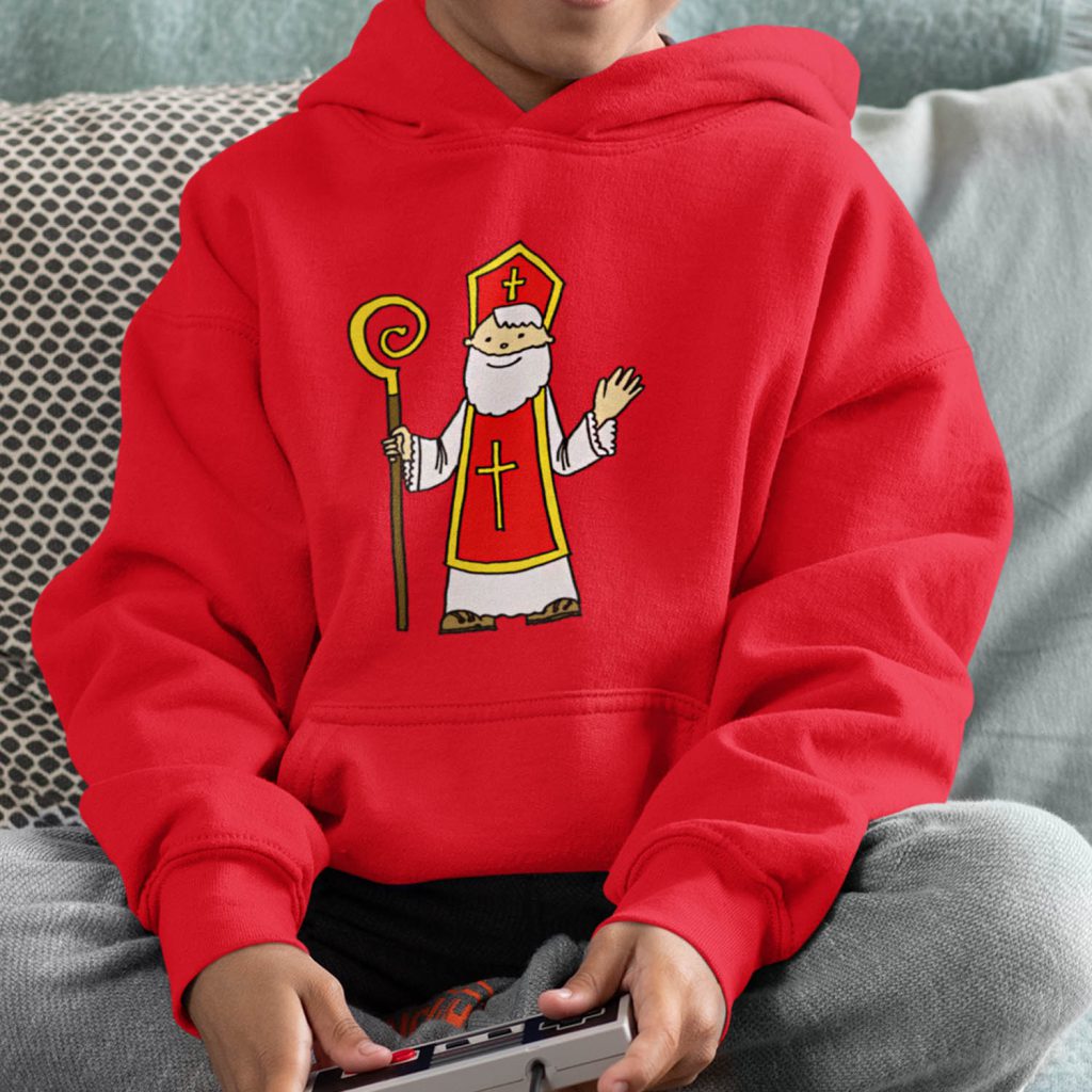 Hoodie Kind Rood Cartoon