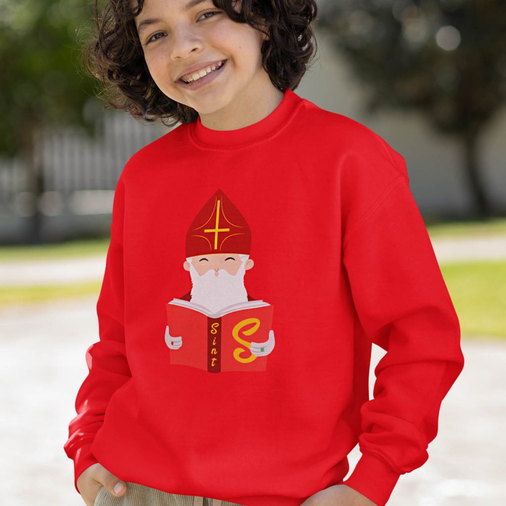 Sinterklaas Trui Kind Rood Boek van sinterklaas