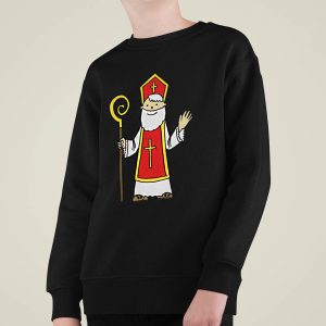 Sinterklaas Trui Kind Zwart Cartoon