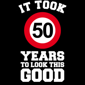 T-shirt 50 jaar Looking Good