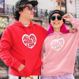 Valentijn Hoodie All You Need Is Love
