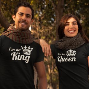 King Queen T-Shirts His & Hers