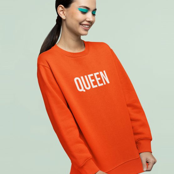 King Queen Trui First Oranje